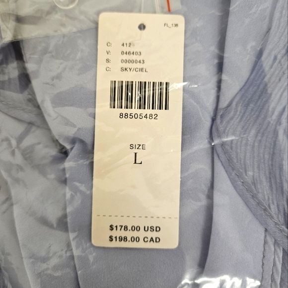 Hutch Long Sleeve Frilled Ruffle Romper In Sky Blue Size Large NWT - Picture 10 of 11